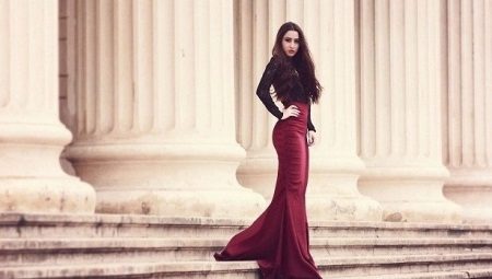 Maroon palda