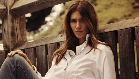 White Lightweight Jacket ng Women