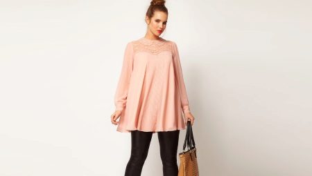 Elegant tunics para sa mga kababaihan na napakataba