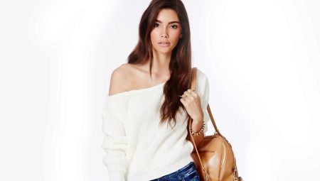 Mga sweaters sa isang balikat