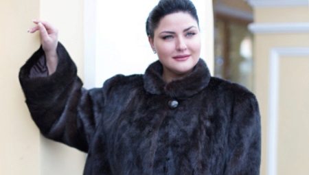 Mink coat para sa buong