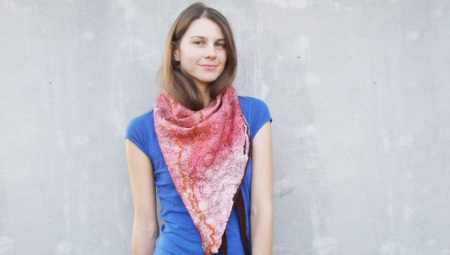 Felted scarf