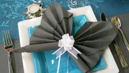 Origami mula sa napkin: magandang ideya at diskarte ng pagpapatupad