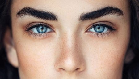 Makapal eyebrows: mga uri, extension at makeup