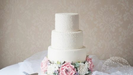 Ý tưởng thiết kế bánh cưới ngọc trai