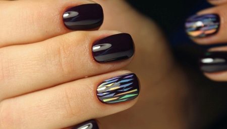 Broken manicure glass: mga kagiliw-giliw na ideya at mga pagpipilian sa disenyo