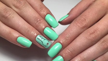 Mint manicure: mga pagpipilian at ideya para sa palamuti