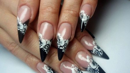 Móng tay đen mở rộng: kỹ thuật thi công và lựa chọn thiết kế