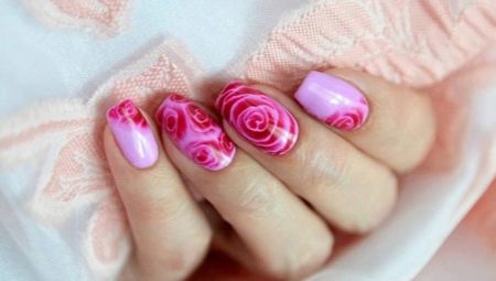 Paano upang gumuhit ng rosas sa mga kuko: mga pagpipilian sa disenyo at mga paraan ng pagguhit