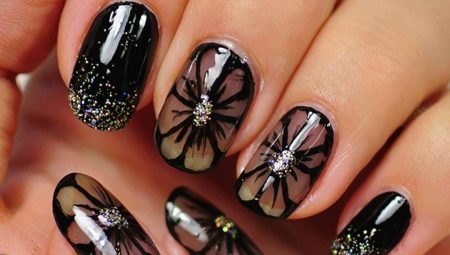 Manicure na may translucent gel varnish: mga tampok at kagiliw-giliw na mga ideya