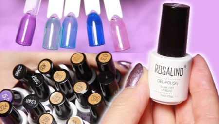 จานสีที่มีคุณสมบัติและการใช้เคลือบเจล Rosalind