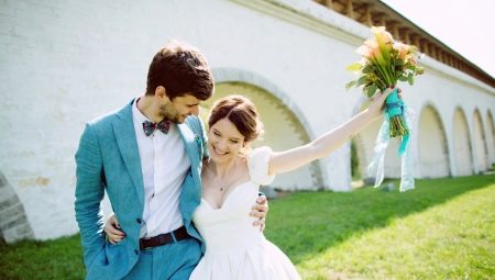 Wedding in blue