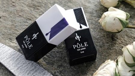 Features and color palette gel polishes Pole