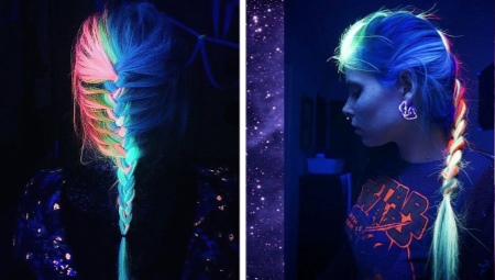 Nhuộm tóc neon: ưu và nhược điểm, quy tắc ứng dụng