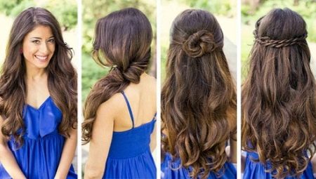 Mga magagandang hairstyles para sa napakatagal na buhok