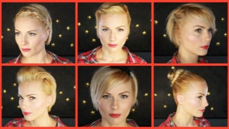 Hairstyles para sa maikling buhok sa bahay