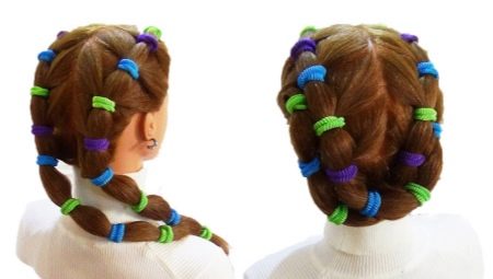Kiểu tóc sử dụng kẹo cao su