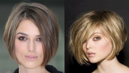 Mga haircuts para sa maikling buhok, na nagbibigay ng dami