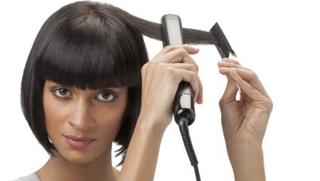 Mga pagpipilian para sa estilo ng bakal para sa maikling buhok