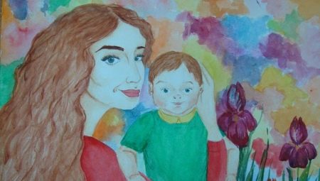 Làm thế nào để vẽ một món quà cho mẹ?