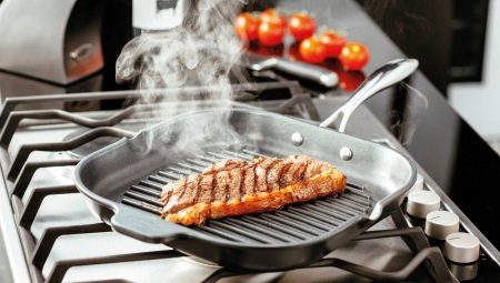 Lahat ng tungkol sa mga pans ng grill