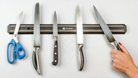 Giá đỡ từ tính cho dao: làm thế nào để chọn và gắn?