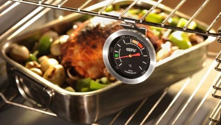 Mga thermometer ng oven: mga uri, katangian, pagpili at operasyon