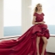 Evening dresses, short front and long back
