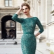 Sea-green dress