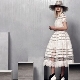 Dress with bell skirt - romance in everything