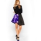 Asymmetrical skirt - isang ugnayan ng pagka-orihinal sa imahe