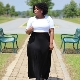 Long skirts para sa napakataba kababaihan