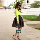 Skirt na may blusa