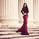 Maroon palda