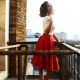 Red skirts