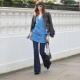 Quần jeans ống loe