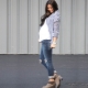 Ripped Jeans for Pregnant Women