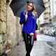 Blue sweaters