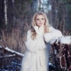 White mink coat