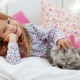 Children's pajamas with a pile