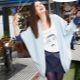 Coat na may bat sleeves
