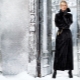Long mink coat