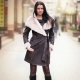 Sheepskin coat from a goat