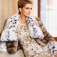 Mink coat na may trot