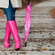 Women's insulated rubber boots