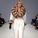 Coat with sable