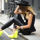 Leather Wedge Shoes