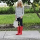 Red boots