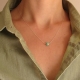 Gold chain with balls