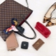 Checkered bags